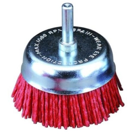 Cepillo Taza Nylon Con Mango 50mm