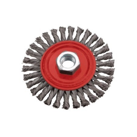 Cepillo Circular Plano Alam. Trenzado 115mm