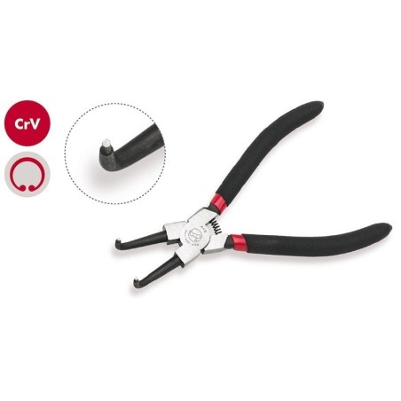 Alicate Boca Curva Arandela Int. 180mm