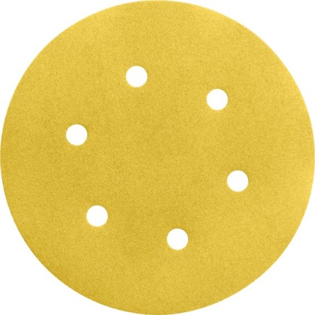 Lija Disco 6 Per.c/vel.150mm G080 Bl50