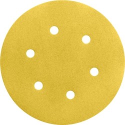 Lija Disco 6 Per.c/vel.150mm G060 Bl50