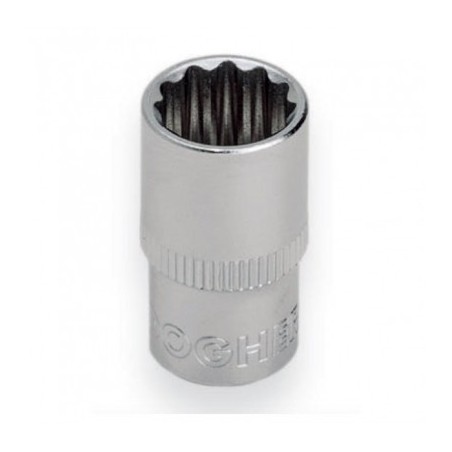 Llave Vaso Corto 1/2" Bihex. 22mm