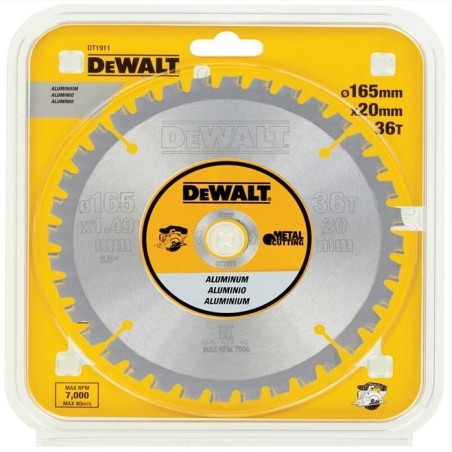 Dt1911 Disco S.c. Aluminio 165x20mm 36d