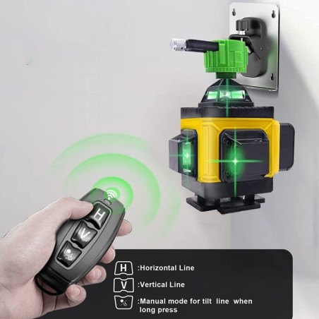 Nivel Autonivelante Verde 16 Lineas 2 Bat