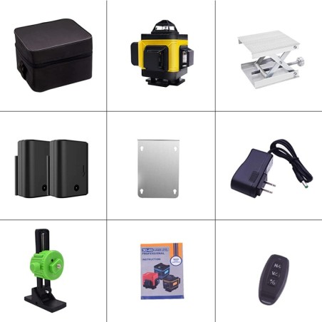 Nivel Autonivelante Verde 16 Lineas 2 Bat