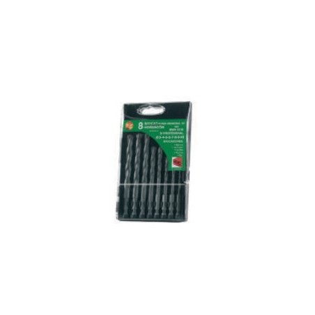 Caja Brocas Hex 1/4" 3.4.5.6.7.8.9.10 Mm Pared