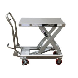 MESA HIDRAULICA INOX. 450 KG.