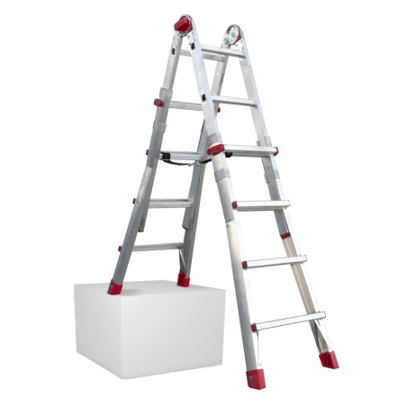 Escalera Telesc 8+8 Faraone Telest4