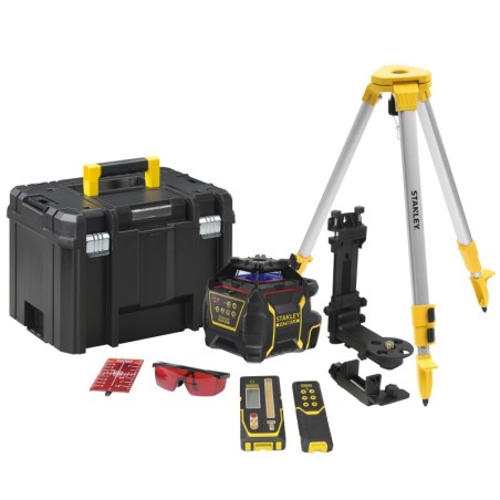 Nivel l├íser rotativo 400m - Rojo - Bater├¡a de litio recargable