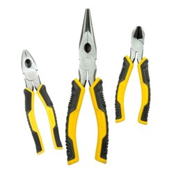 Juego Alicates Control Grip. Universal + corte diagonal + boca larga