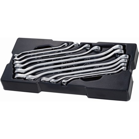 Transmodule. 10 llaves fijas cerradas acodadas