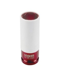 VASO IMPACTO 1/2 ROJO 21MM