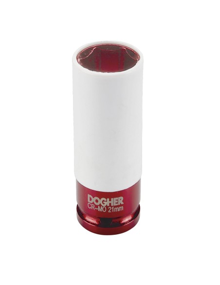 VASO IMPACTO 1/2 ROJO 21MM