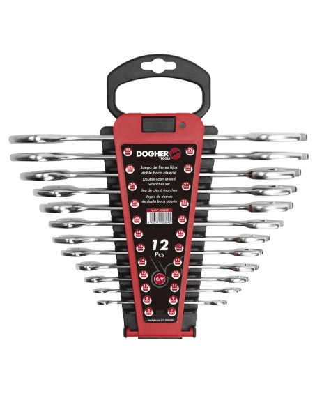 JUEGO 12 LLAVES FIJAS 6-7 A 27-29