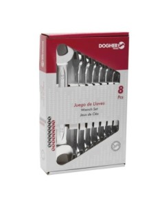 CAJA 8LLAVES DOBLES BOCA ABIERTA