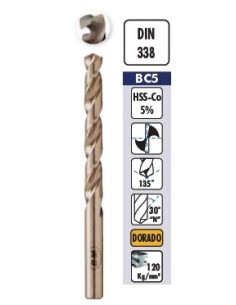 BROCAS COBALTO DIN338 2