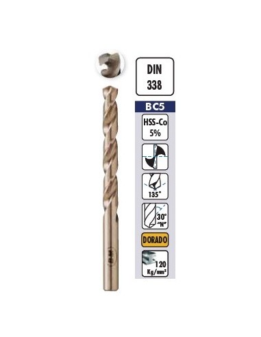 BROCAS COBALTO DIN338