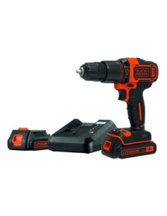 Taladro percutor 18V + cargador 1A + 2 bater├¡as + malet├¡n