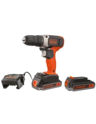 Taladro Atornillador 18V con 2 bater├¡as 2,5Ah y malet├¡n