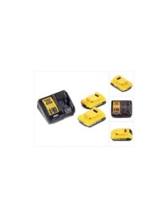 KIT 2 BATER├ìAS CARRIL XR 18V LI-ION 2AH Y CARGADOR XR 10,8V,14,4V,18V CARRIL LI-ION