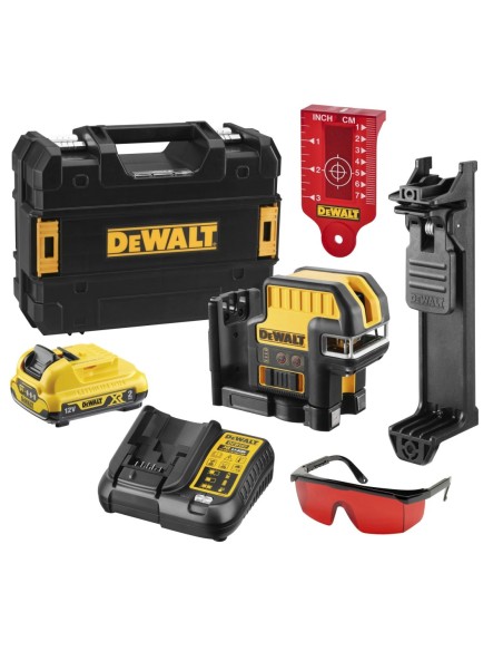 L├íser autonivelante de l├¡neas en cruz + 5 puntos 12 V,rojo