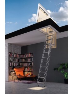 Escalera a terraza HARMÓNICA tipo fuelle. SVELT