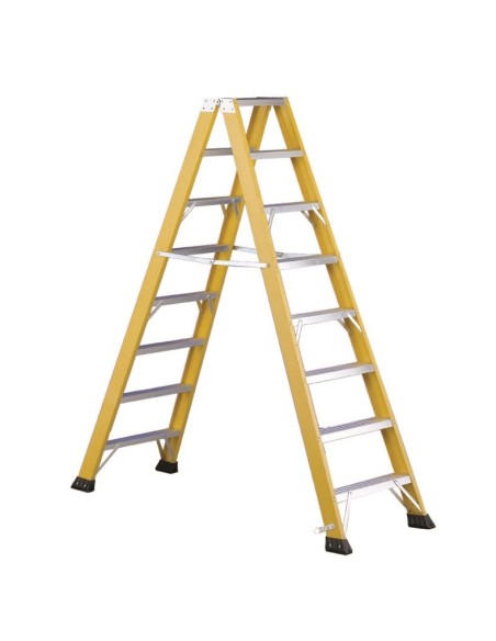 Escalera de fibra doble subida tijera V6  SVELT