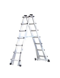 Escalera telescópica de tijera