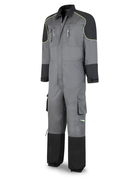 588BTGNE Buzo FIRST LINE gris/negro poliéster/algodón 245 gr.