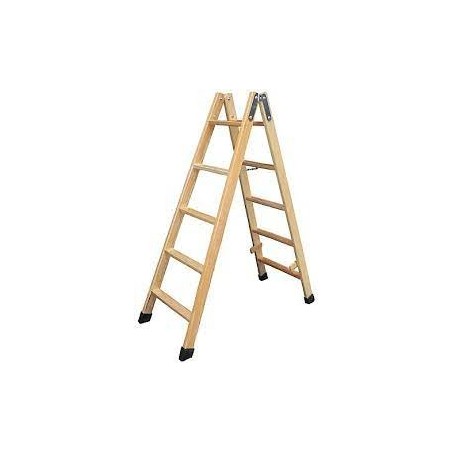 Escalera Madera 5peldaños 145cm