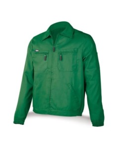 488CTTOPV Chaqueta verde poliéster/algodón de 245 g.