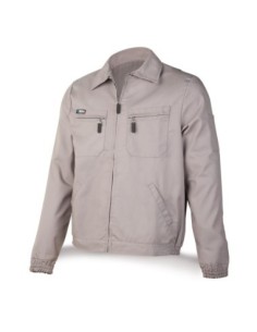 488CTTOPG Chaqueta gris poliéster/algodón de 245 g.