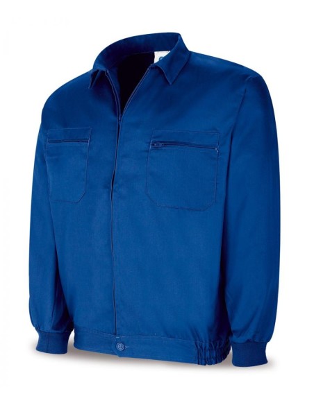 388CAZ Chaqueta azulina poliéster/algodón 200 g.