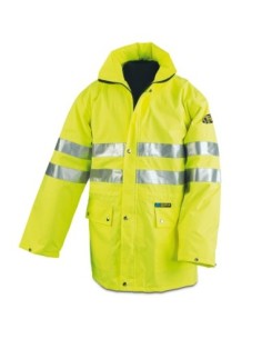 288TAFYF Chaqueta/Chubasquero Alta Visibilidad amarillo poliéster 140 gr.