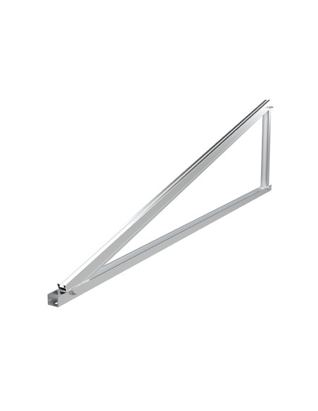 Triángulo cerrado de aluminio premontado. Válido para guías PSE-C y