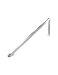 Triángulo abierto de aluminio premontado. Válido para guías PSE-C y