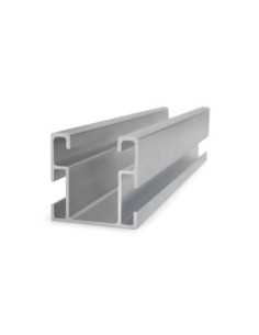 Perfil de aluminio para fijación ensamblada lateral