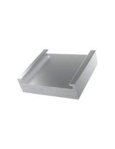 Grapas y galgas para montaje de placas. Galga de aluminio para marco