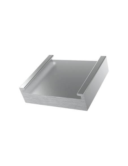 Grapas y galgas para montaje de placas. Galga de aluminio para marco