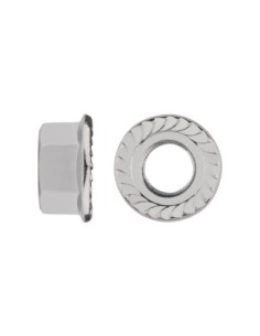 Tuerca brida grafilada