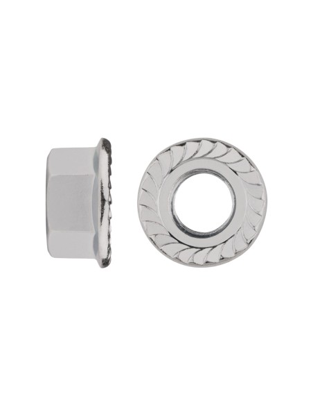 Tuerca brida grafilada