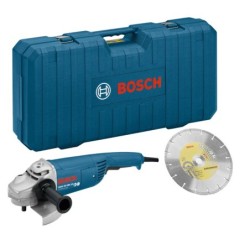 Amoladora 230 Mm Disco Maletin Bosch 2200 W Gws22 230jh