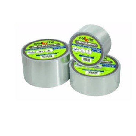 Cinta Aluminio Autoadhesiva 50mmx50mts.